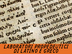 Laboratori propedeutici di latino e grego